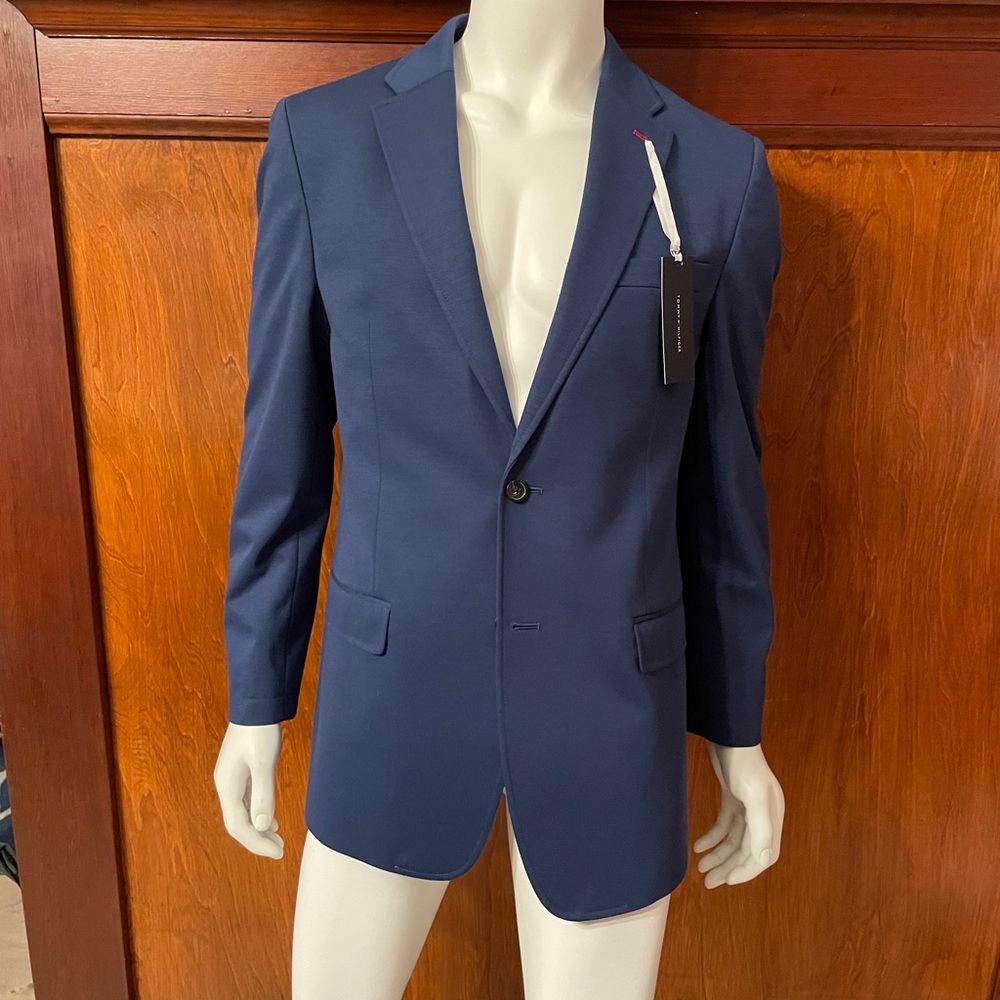 NWT Tommy Hilfiger Gene Blazer Size 42R Navy
